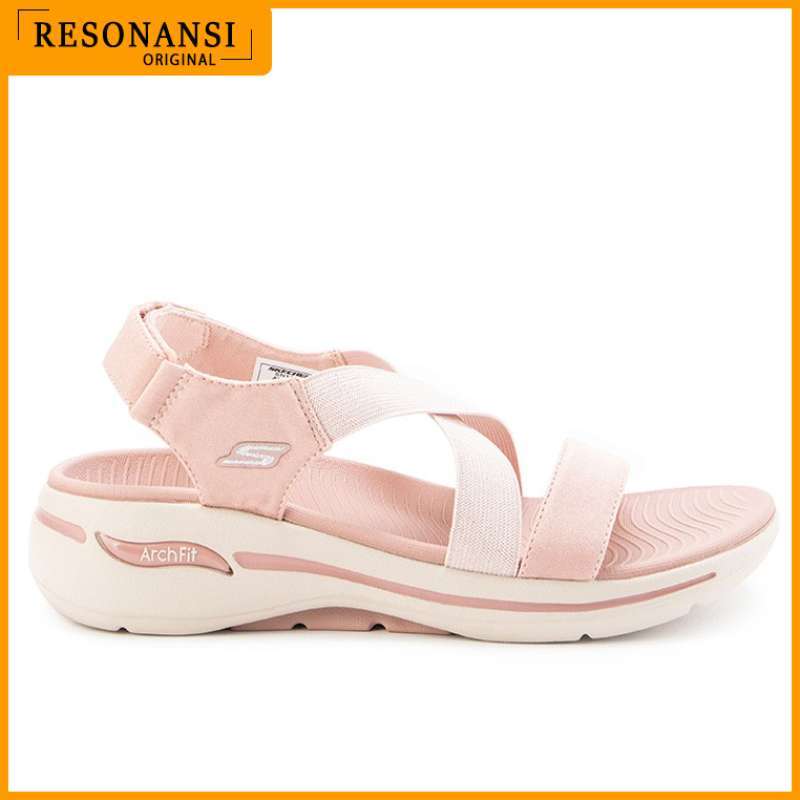 Jual SANDAL WANITA TERBARU SKECHERS ORIGINAL GO WALK ARCH FIT ROSE
