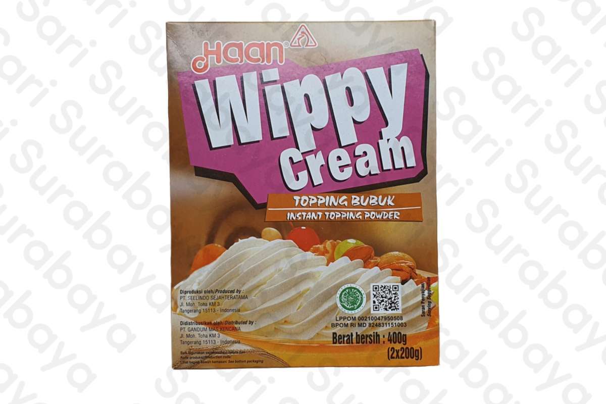 Jual Haan Wippy Cream Wipping Cream Bubuk 400 Gr 200gr X