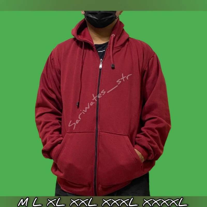 Jual Sweater Hoodie Jaket Polos Big Size Pria Wanita Xxl Xxxl Xxxxl 3xl 4xl Maroon Dsply Di Seller 2k Sport Racing Linggajaya Kota Tasikmalaya Blibli