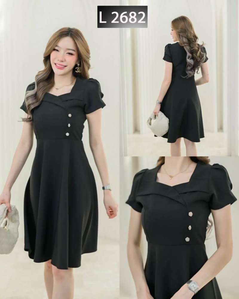Jual Dress Wanita Lengan Pendek Bahan Scuba Premium Kualitas Import Model Terbaru Di Seller Loowear Fashion Tanah Sereal Kota Jakarta Barat Blibli