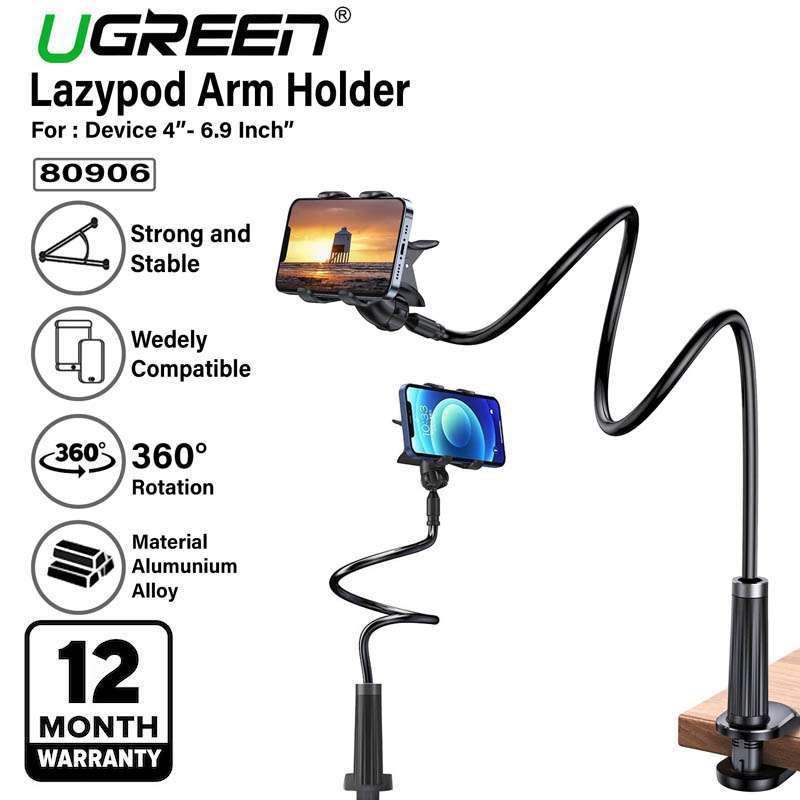 Jual Ugreen 80906 Lazypod Arm Phone Holder Stand Jepit Hp Clip