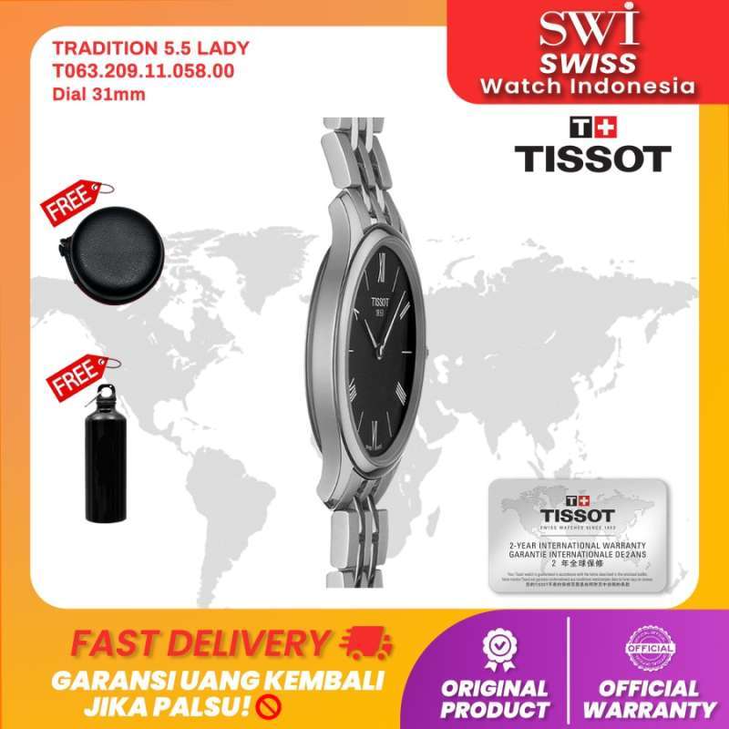 Jual Jam Tangan Wanita Tissot T063.209.11.058.00 Tradition 5.5