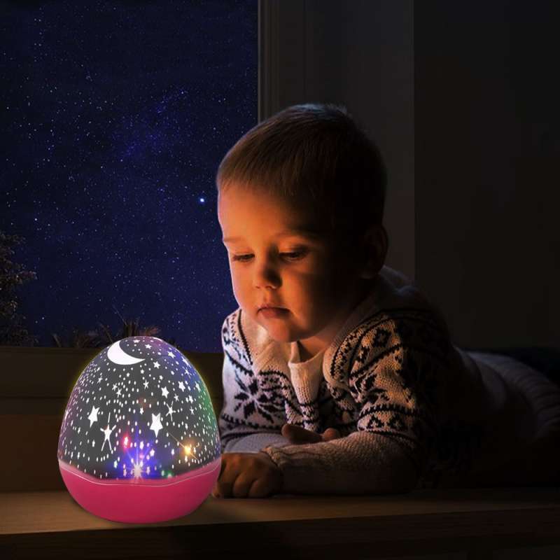 Star Moon Baby Rotating Night Light Projector Coolmade Kids Night