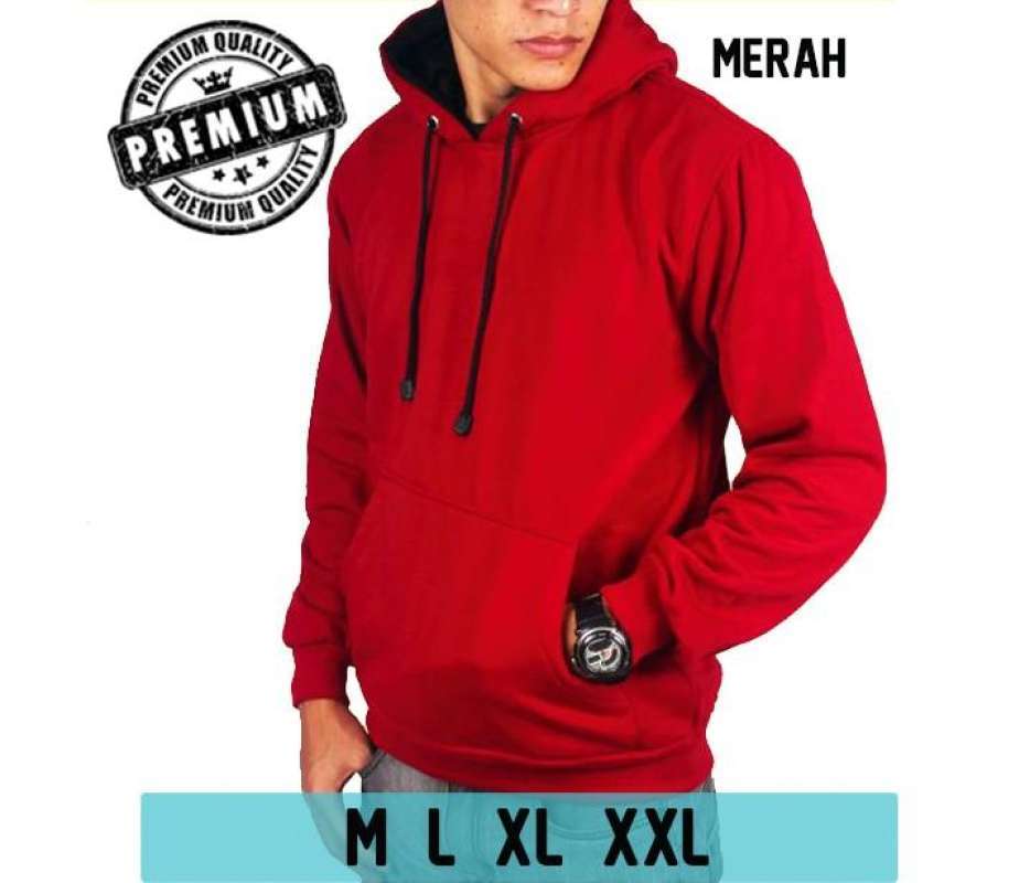 Jual Jaket Polos Hoodie Jumper Premium Warna Biru Jacket Pria Dan Wanita Merah Di Seller Heru Dagang Harapan Jaya Kota Bekasi Blibli