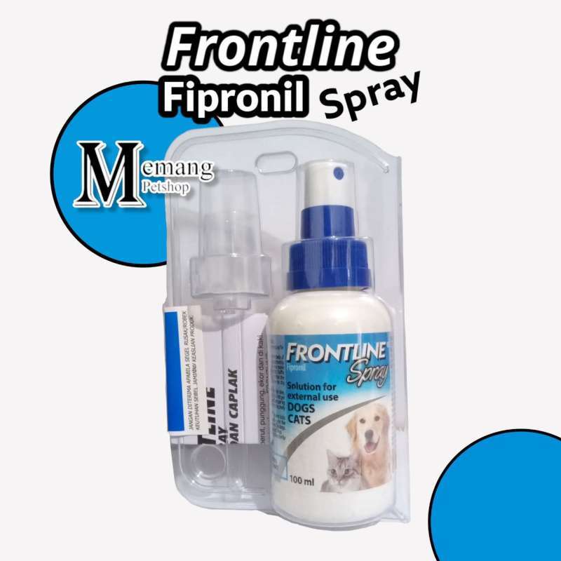 Fipronil Spray 100ml Frontline Spray For Dogs Cats Obat Kutu