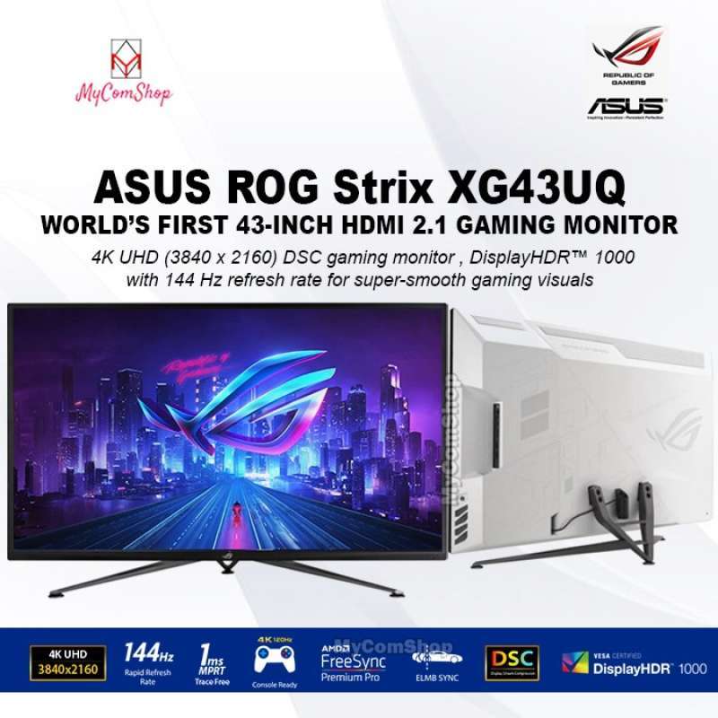 Rog Strix Rog Swift Pg43uq Dsc Gaming Monitor Rog Swift Pg43uq
