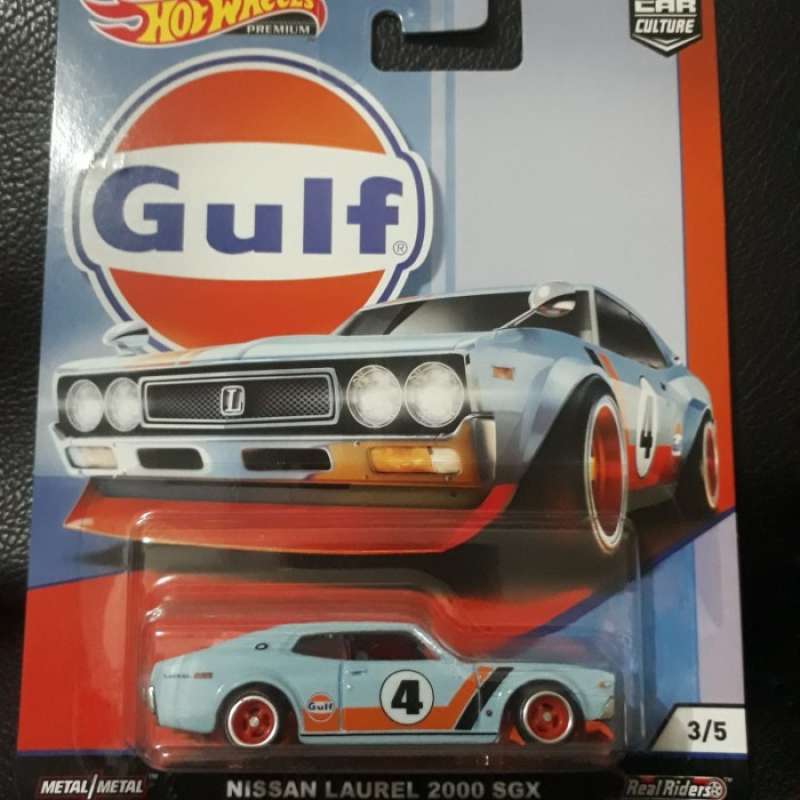 Hot wheels gulf nissan top laurel