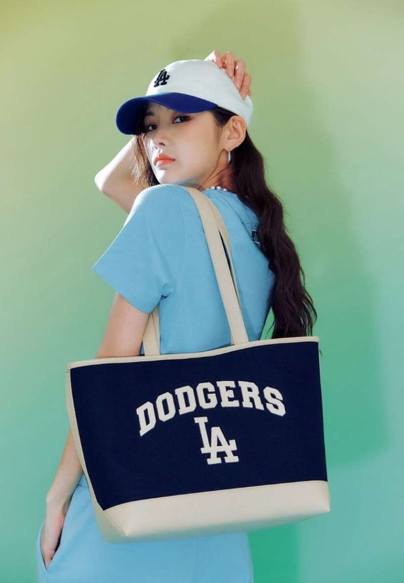 Dodgers canvas sales beach bag