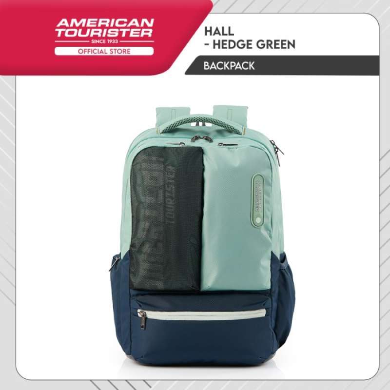 Promo American Tourister Hall BTS Backpack Hedge Green Diskon 27