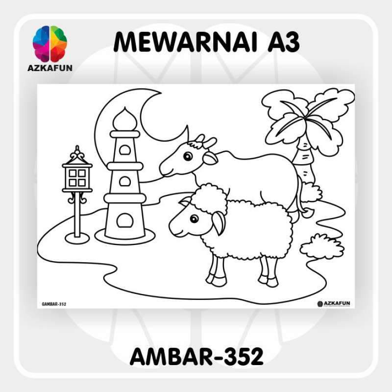 Promo Kertas Mewarnai A3 ISLAMI - Mewarnai best seller Islami - GAMBAR-352  Diskon 8% di Seller Fuzail Store - Karangsatria, Kab. Bekasi | Blibli