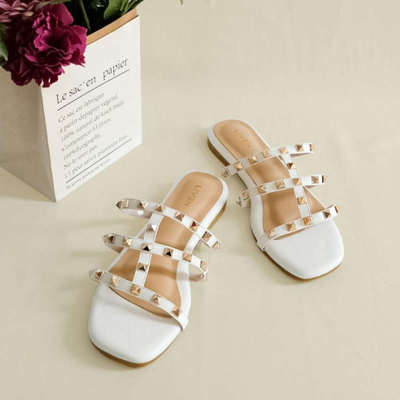 Jual LIVEN SANDAL RUBI 38 Putih di Seller Liven Cengkareng