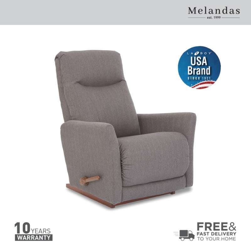La-Z-Boy Sofa Premium Fabric Harmony Rocker Recliner