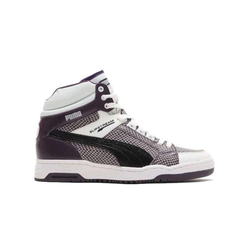 Sepatu Pria PUMA SLIPSTREAM MID SNAKE ATMOS WHITE PURPLE 38371901