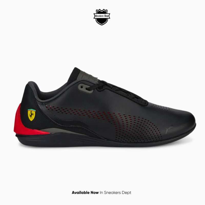 Jual Sepatu Sneakers Pria Puma Ferrari Drift Cat Decima Black