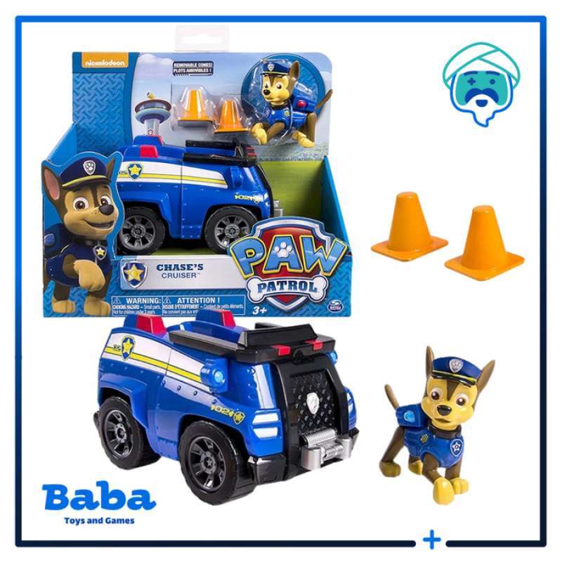Paw Patrol Chase s Chase Cruiser Mobile Figure Set Mobil Original