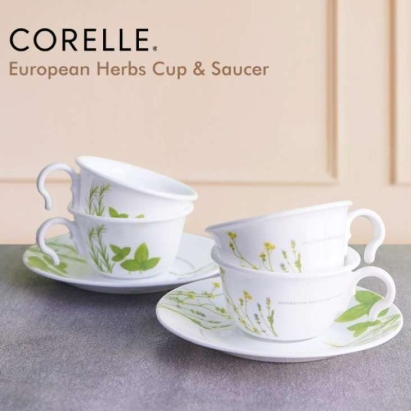 Promo New Corelle European Herbs Cup Saucer Diskon 23 Di Seller Umah Dapur Sonokwijenan Kota Surabaya Blibli