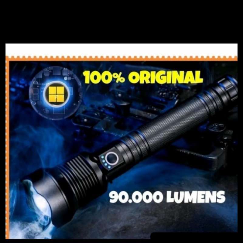 Senter LED Long Range Zoom XHP70.2 90000 Lumens