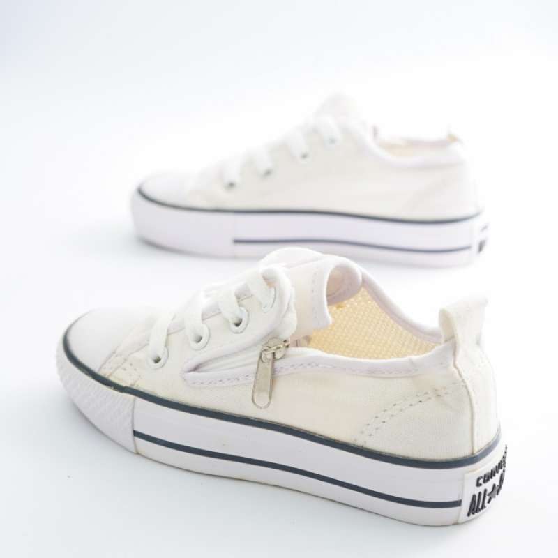 Jual Sepatu anak Converse putih pendek CN 6 di Seller Zaraa Store