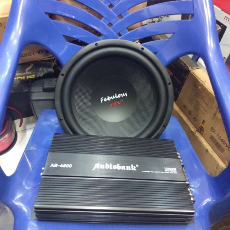Audiobank 12 inch subwoofers top