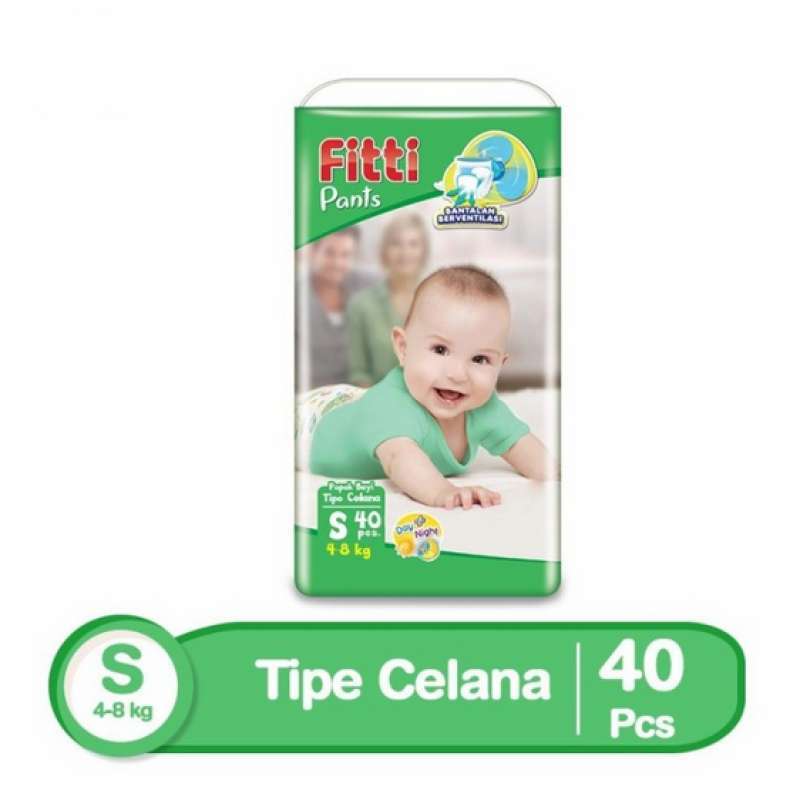 Jual FITTI DIAPERS S 40 BABY PANTS POPOK TIPE CELANA BAYI di
