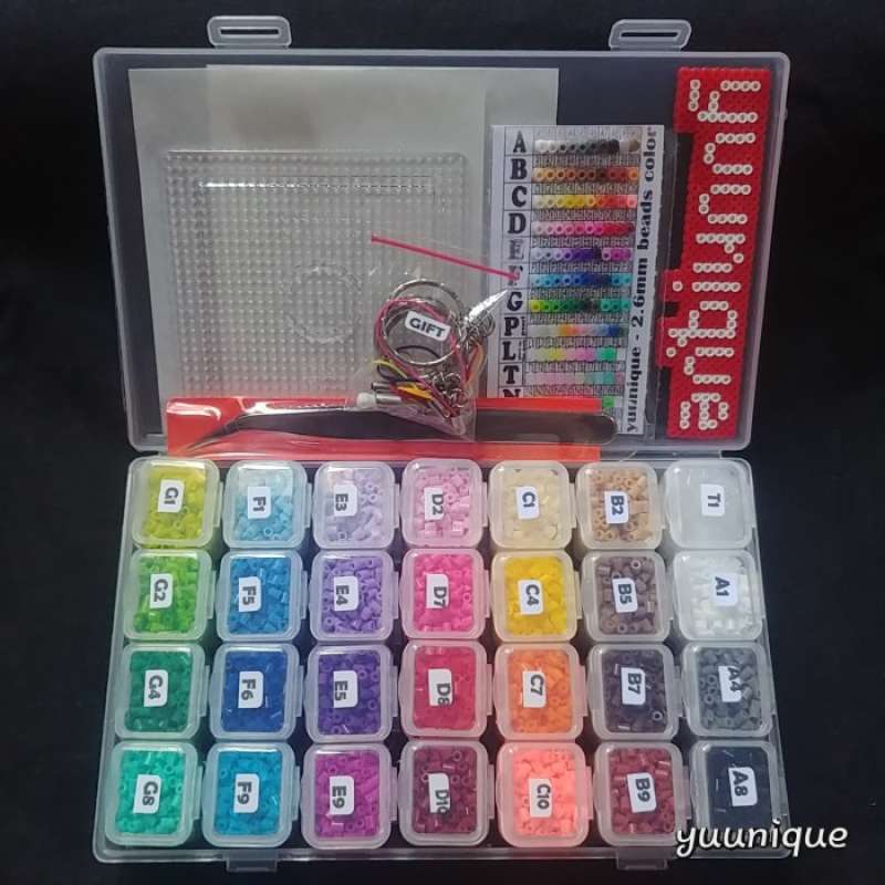 Jual 8400pcs 28 Color Box Set Perler Beads Artkal Hama Beads