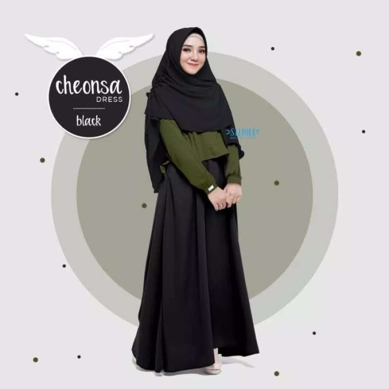 Jual Cheonsa Dress Baju Gamis Pakaian Wanita Fashion Muslim Di Seller Ziera Muslim Co. Pinangsia Kota Jakarta Barat Blibli