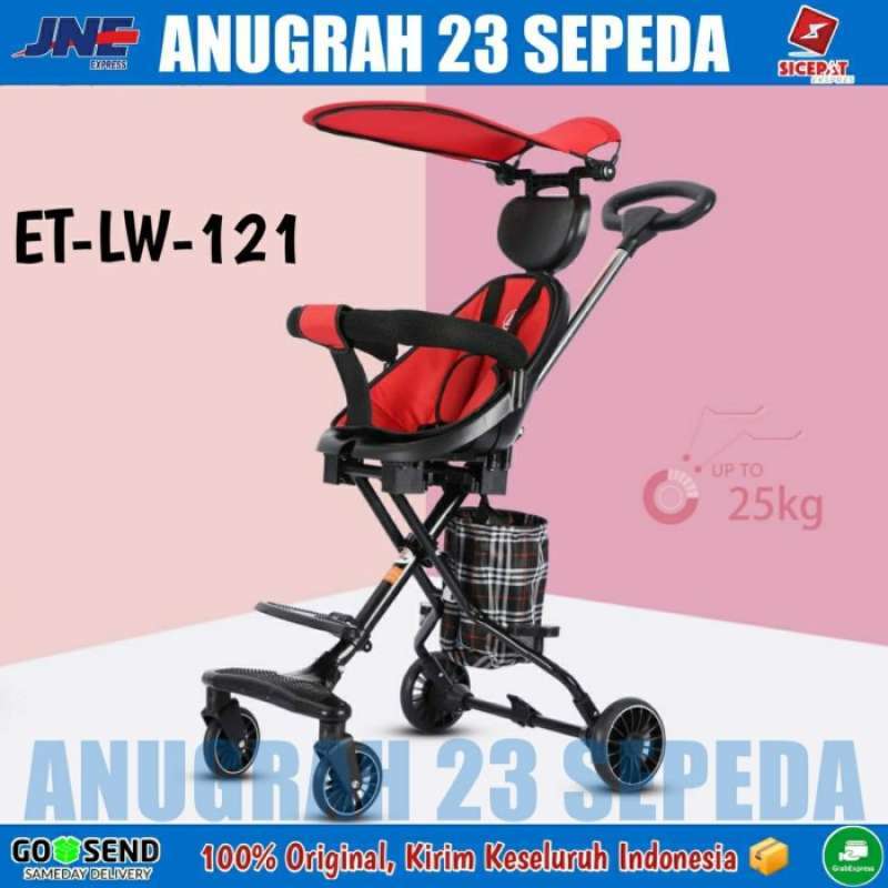 Jual Magic Stroller Exotic Lw 121 Kereta Dorong Anak Bayi Kanopi Merah Hitam Multicolor Di Seller Luarbiasa Shop Harapan Jaya Kota Bekasi Blibli