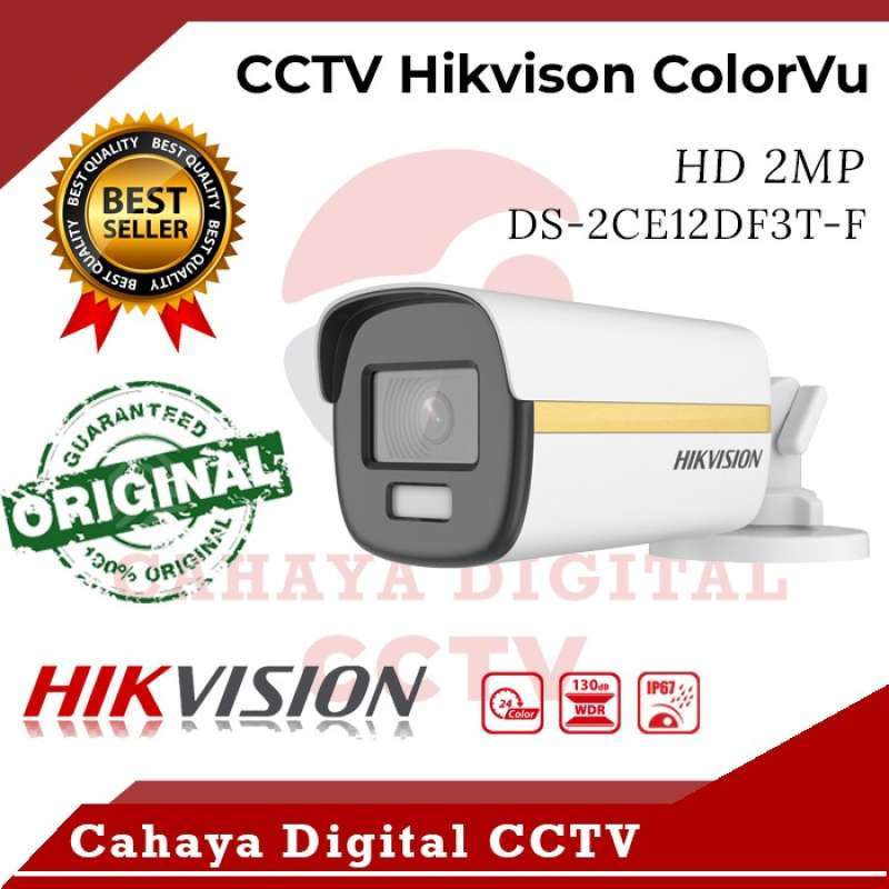 Promo Kamera CCTV Hikvison HD 2MP ColorVu DS-2CE12DF3T-F (New) Diskon 23%  di Seller Haria Store - Cengkareng Barat, Kota Jakarta Barat | Blibli