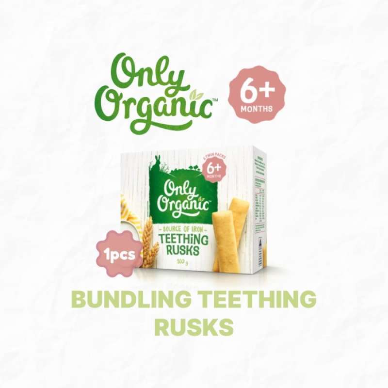 Only organic teething 2025 rusks