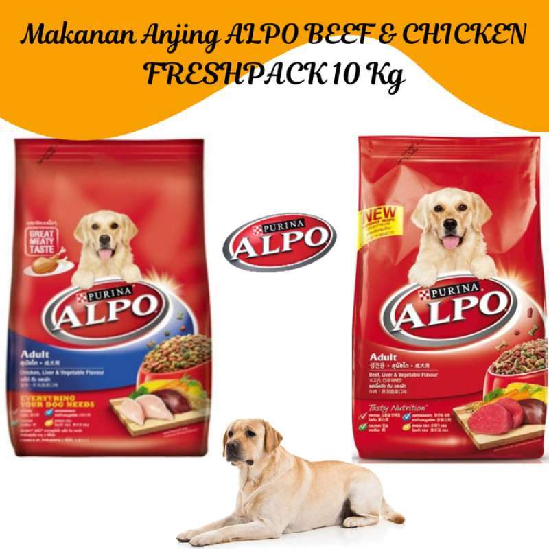 Promo Alpo Adult All Varian Makanan Anjing Kemasan 10 Kg Khusus