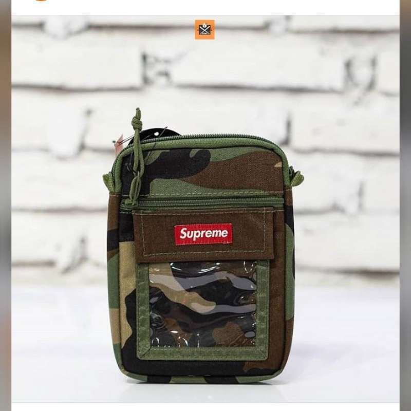 Jual Supreme Utility Pouch (black And Camo) Di Seller