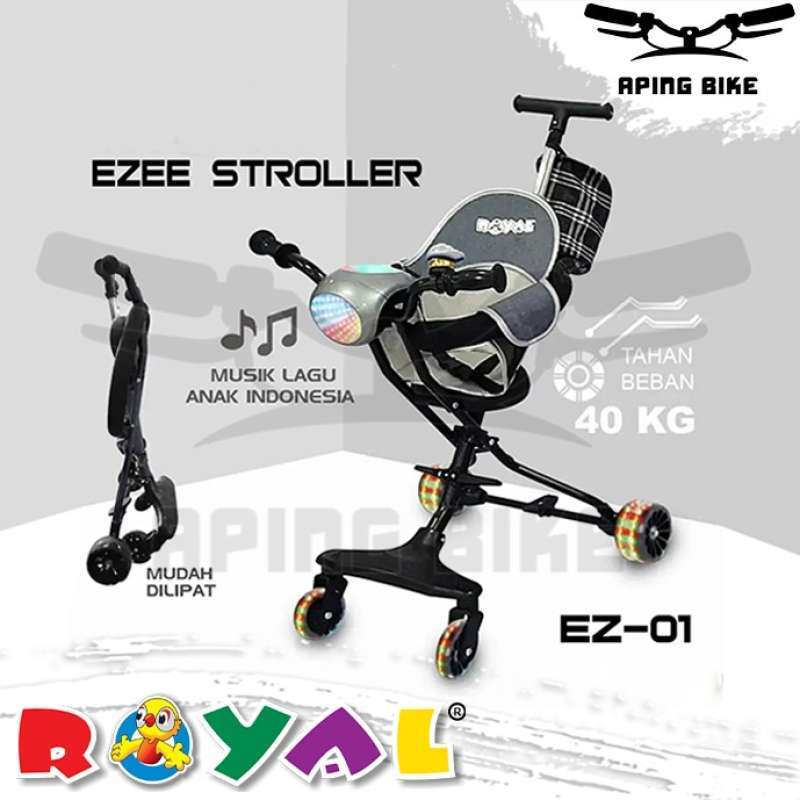 Jual Stroller Royal Ezee Ez 01 Dorongan Bayi Lipat Roda 4 Alat