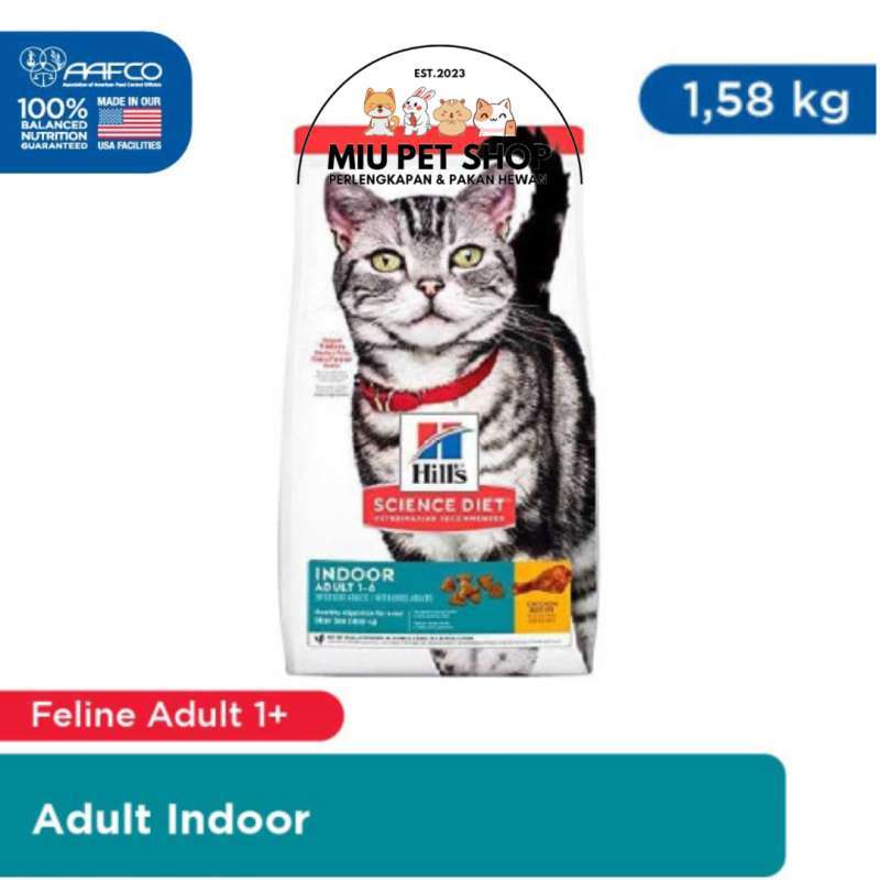 Jual Makanan Kucing Hills Science Diet Adult Indoor 1 58kg Kucing Indoor Di Seller Miu Pet Shop Klaten Jonggrangan Kab. Klaten Blibli