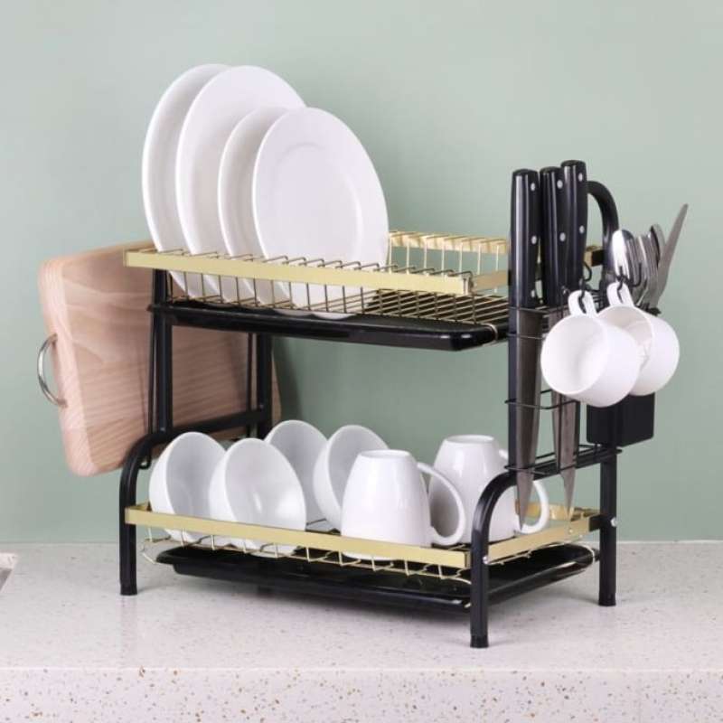 Jual Rak Piring Gelas Sendok Besi Informa 2 Susun Dish Rack Talenan Pisau Di Seller Best Home Living Kebon Kacang Kota Jakarta Pusat Blibli
