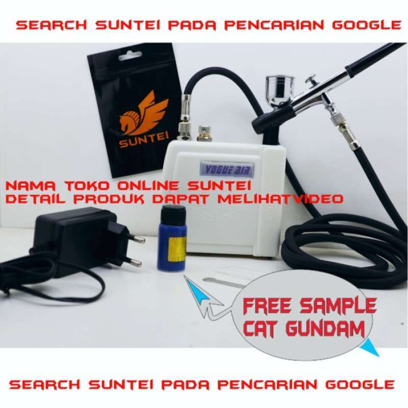 Airbrush Kit Vogue Air Mini kompresor Airbrush hobby gundam makeup