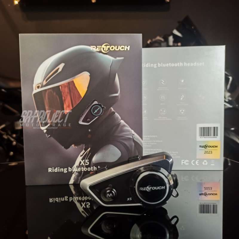 Promo Intercom Helm Bluetooth Retouch X5 Diskon 23 di Seller