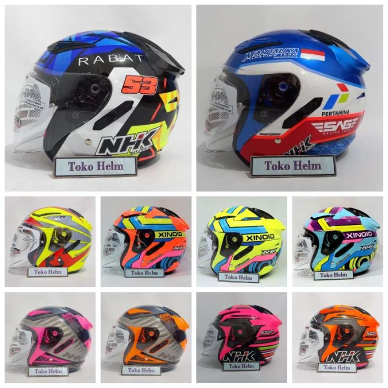 Helm nhk half face terbaru 2020 online