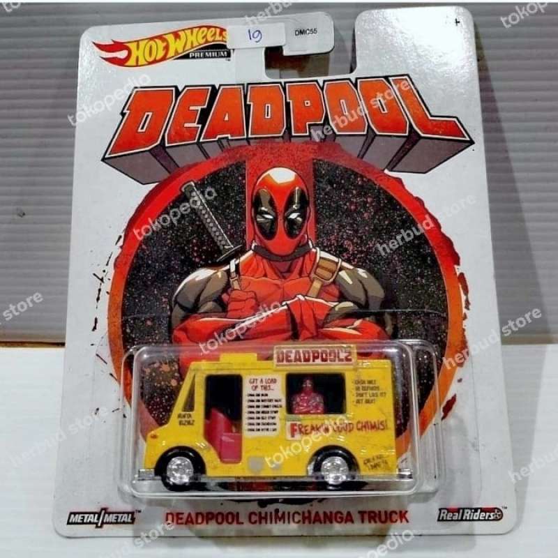 Hot wheels deadpool chimichanga truck top
