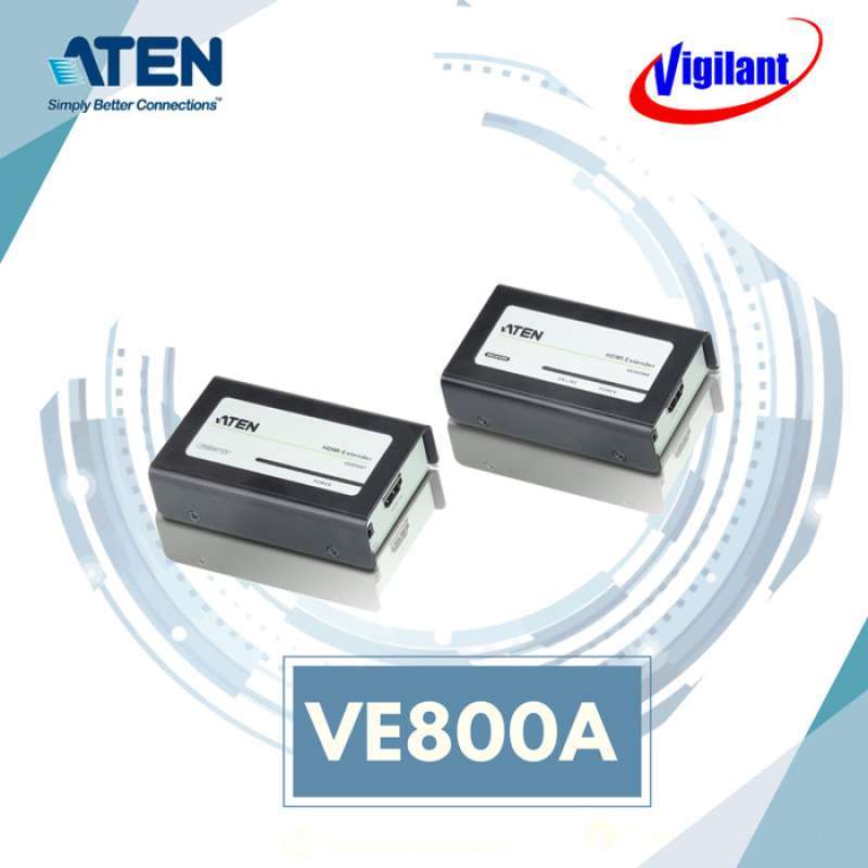Promo Aten Ve800A Hdmi Cat 5 Extender 1080P 40M Diskon 23 di