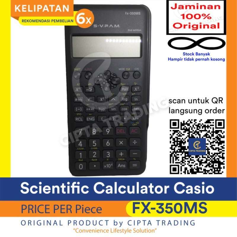 Jual Casio Calculator Scientific Calculator Original Terbaru Terlengkap Harga Termurah Oktober 2024