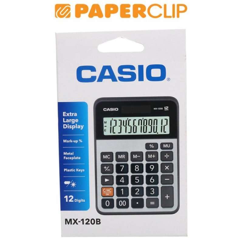 Promo Calculator Casio Mx 120s b 12d Diskon 23 Di Seller Carima Store Kalibata Kota Jakarta Selatan Blibli