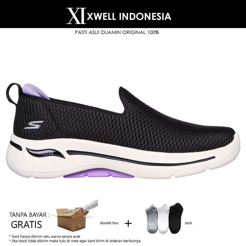 Jual SEPATU SLIPON SKECHERS GO WALK ARCH FIT HAZEL WOMEN ORIGINAL