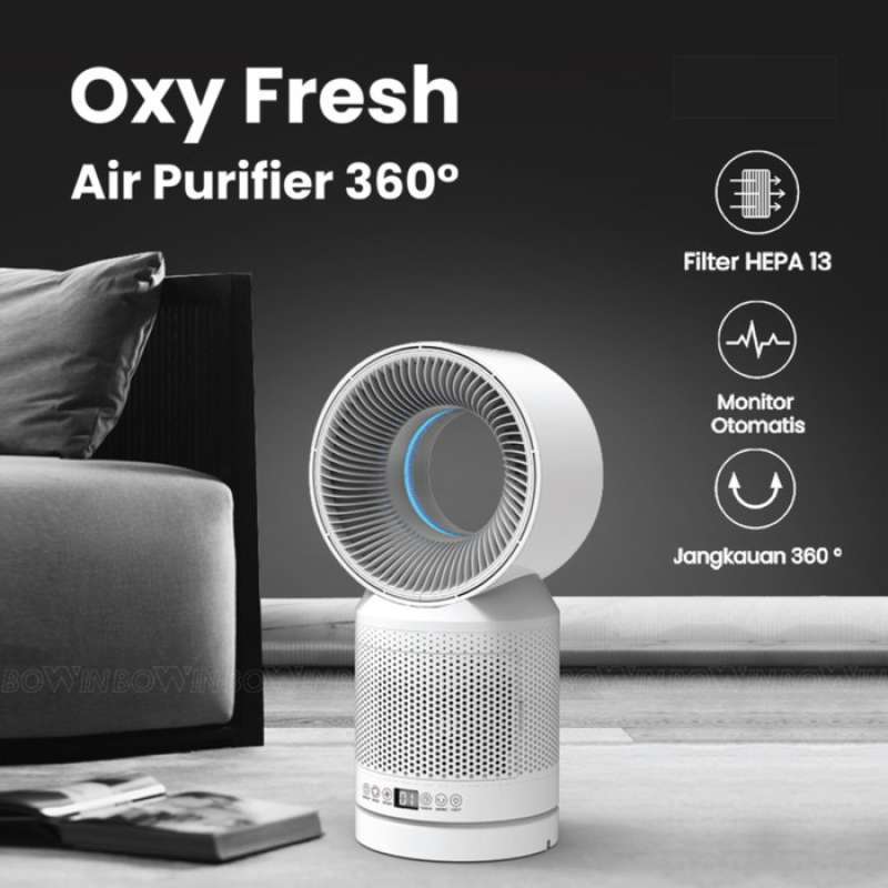Air Purifier Portable Oxy Fresh 360 Filter HEPA 13 Karbon Aktif