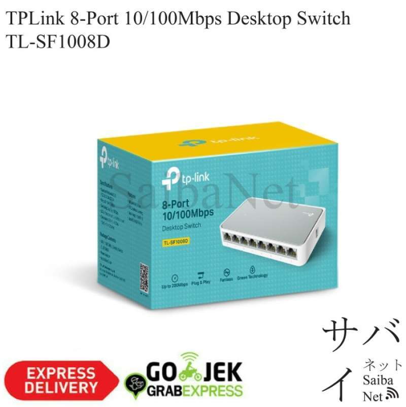 TP-LINK SF1008D 8-Port 10/100Mbps Desktop Switch – PC Express