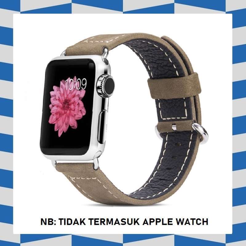Jual Hoco Luxury Style Leather Band Apple Watch 38 40 41mm Brown