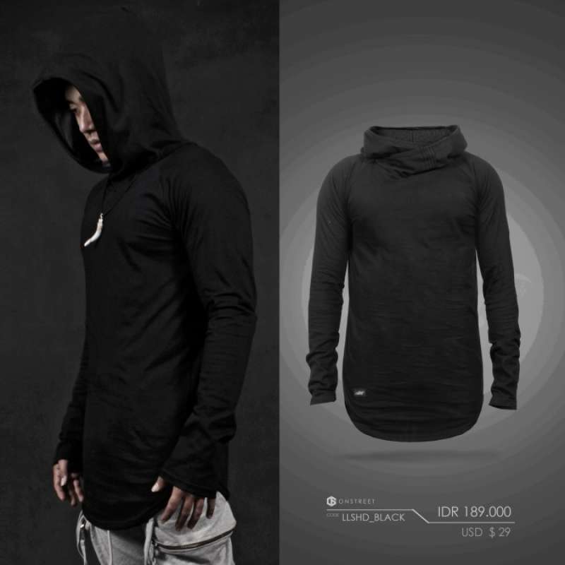 Kaos hotsell longline hoodie