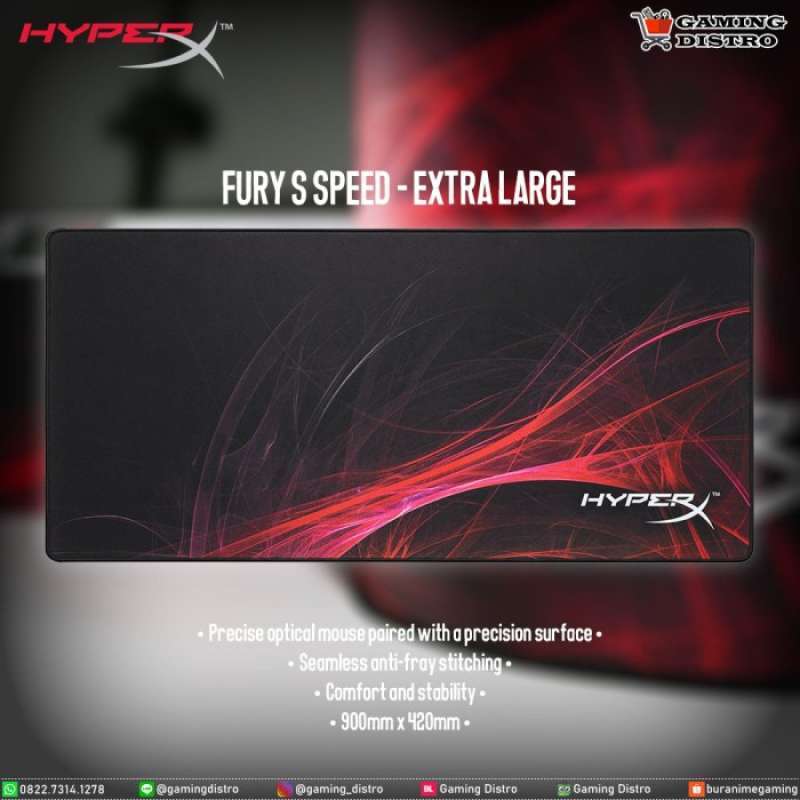 Promo Mousepad Hyperx Fury S Cloth Speed Xl Hyperx Fury S Speed