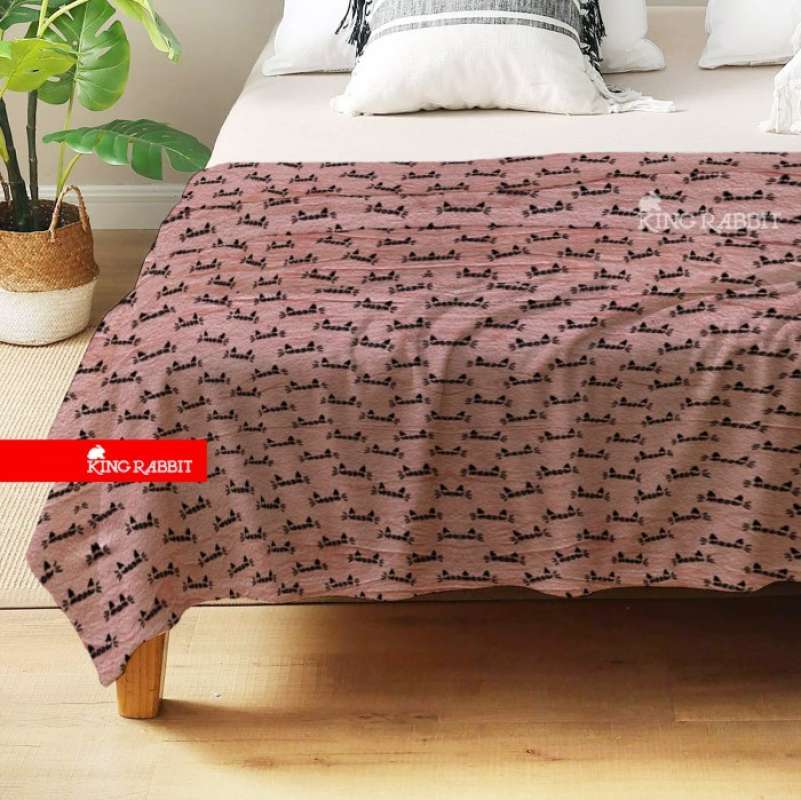 Jual King Rabbit Thermal Blanket Selimut Fleece 150x200 cm - Meow Pink di  Seller Plaza Ambarukmo - Cengkareng Timur, Kota Jakarta Barat | Blibli
