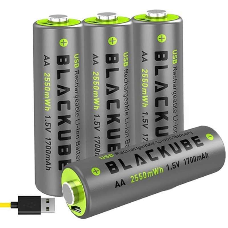 Jual BLACKUBE RECHARGABLE LI ION AA di Seller Paras Ayu Tugu