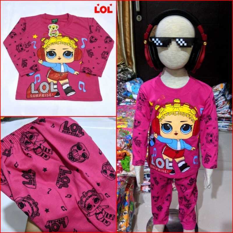 Baju tidur anak Cute LOL Surprise